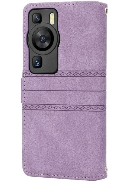 Huawei Huawei Manyetik Kapatma Kickstand Cüzdan Kılıf Pu Için Flip Case (Yurt Dışından)
