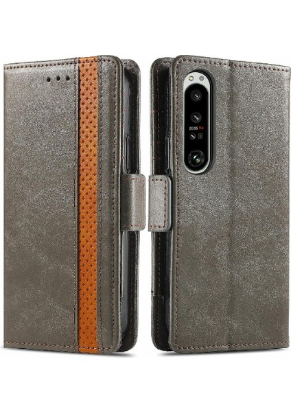 Sony Xperia 1 Iv Çoklu Kart Yuvası Çok Renkli Iş Cüzdanı Için Flip Case (Yurt Dışından)