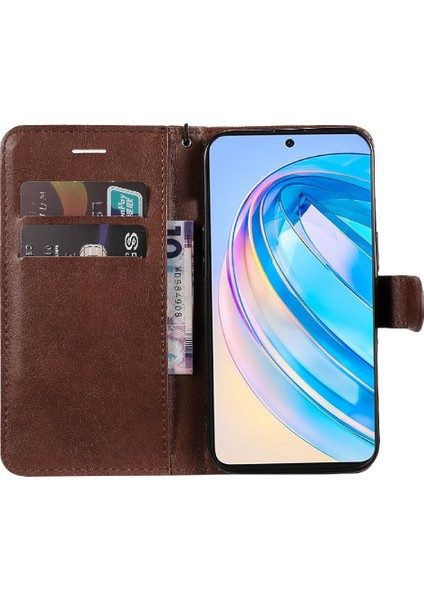 Mays Boutique Onur X8A Yüksek Kalite Deri Klasik Düz Renk Iş Için Flip Case (Yurt Dışından)