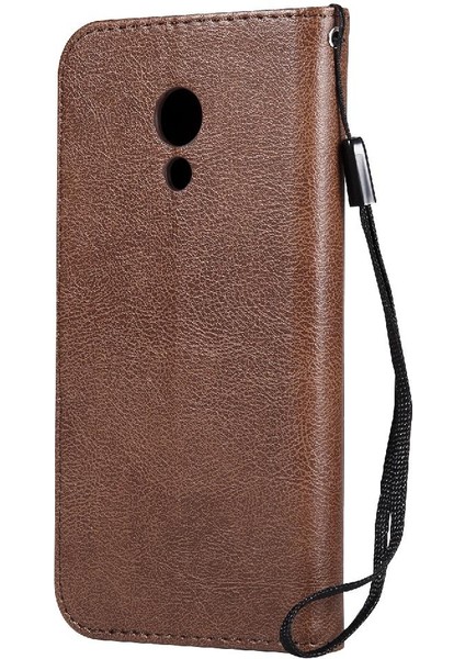 Kart Yuvası Klasik Düz Renk Iş ile Motorola Moto G2 Için Flip Case (Yurt Dışından) modelleri