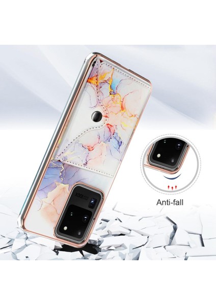 Samsung Galaxy S20 Ultra Mermer Yumuşak Tpu Tampon Ince Cüzdan Kartı (Yurt Dışından) indirimleri