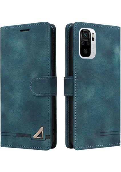 Xiaomi Redmi Not 10 Deri Kılıf Için Flip Case Basit Iş Çevirme (Yurt Dışından)