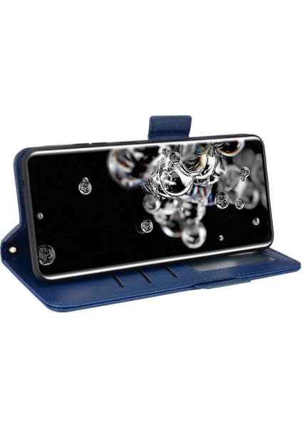 Samsung Galaxy S20 Ultra Yan Toka Cüzdan Manyetik Kart Yuvaları Için Kılıf (Yurt Dışından) modelleri