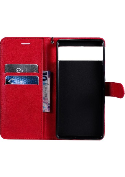 Kart Yuvası Iş Cüzdan Telefon Kılıfı ile Google Piksel 6 Için Flip Case (Yurt Dışından) fırsatları