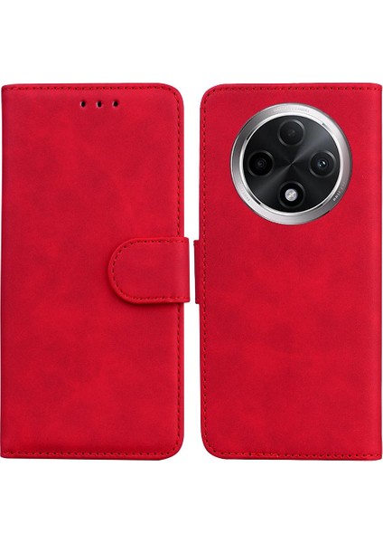 Oppo A3 Pro 5g Premium Pu Deri Manyetik Kart Yuvası Standı Için Flip Case (Yurt Dışından)