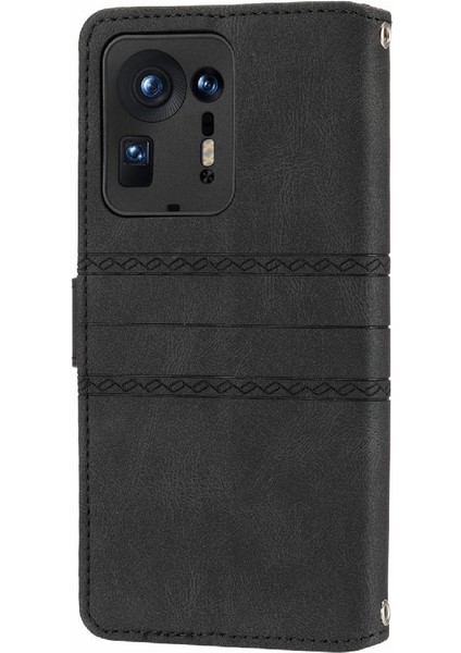 Xiaomi 14 Için Flip Case Cüzdan Kılıf Pu Deri Manyetik Kapatma (Yurt Dışından)