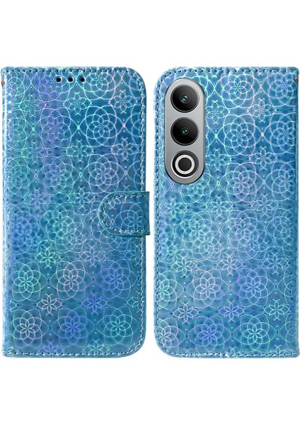 Oneplus Nord Ce4 5g Glitter Renkli Kart Yuvası Premium Pu Için Flip Case (Yurt Dışından)