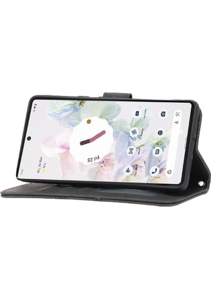 Google Piksel 8A Manyetik Kapatma Kickstand Pu Deri Kılıf Için Flip Case (Yurt Dışından)