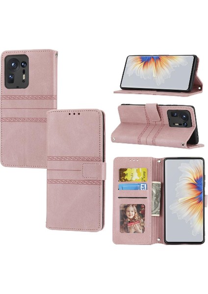 Xiaomi 14 Için Flip Case Cüzdan Kılıf Pu Deri Manyetik Kapatma (Yurt Dışından)