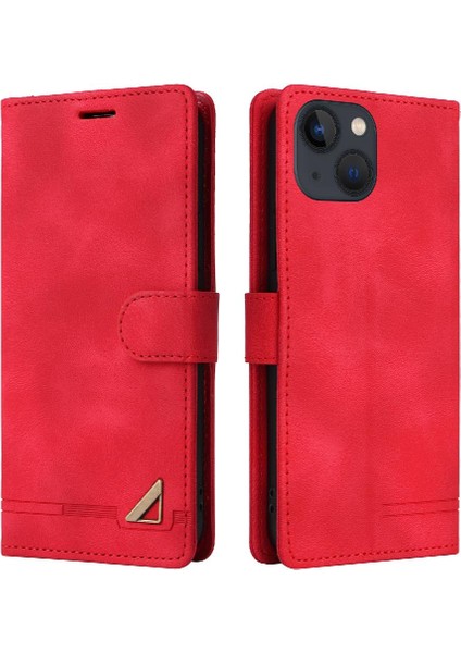 Iphone 15 Için Flip Case Artı Kapak Kapak Darbeye Deri Kılıf Cüzdan (Yurt Dışından)