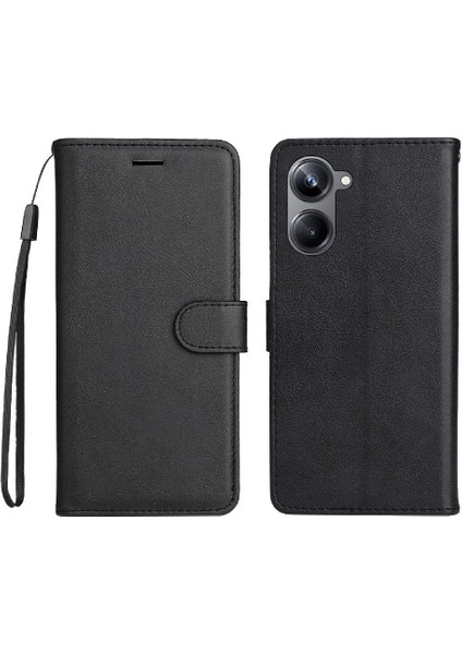 Realme 10 Pro 5g Için Flip Case Yüksek Kaliteli Deri Iş Cüzdan Telefon (Yurt Dışından)