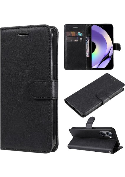 Realme 10 Pro 5g Için Flip Case Yüksek Kaliteli Deri Iş Cüzdan Telefon (Yurt Dışından)