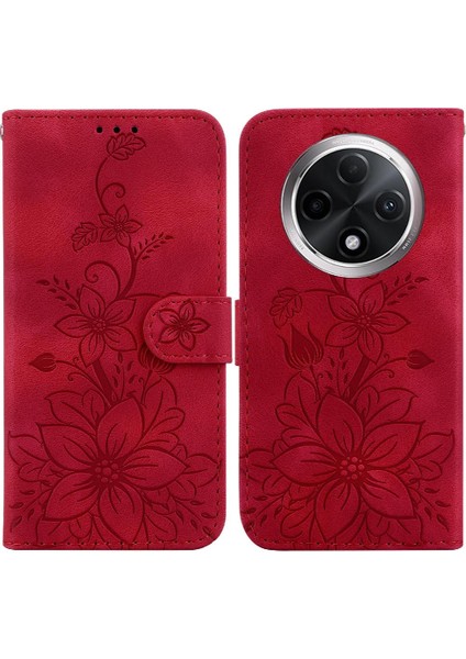 Oppo A3 Pro 5g Manyetik Kart Tutucu Için Flip Case Kickstand Cüzdan Zambak (Yurt Dışından)
