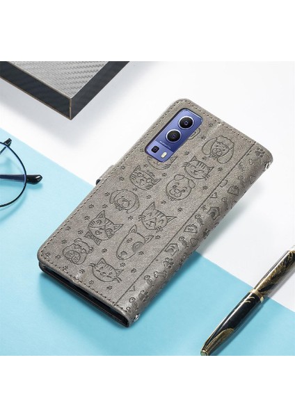 Vivo Y72 Flip Kapak Için Kılıf Kısa Kayış Karikatür Hayvanlar Deri Kılıf (Yurt Dışından) indirimleri