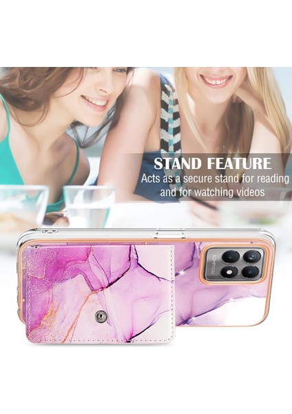 Realme 8i Mermer Yumuşak Tpu Tampon Ince Cüzdan Kart Yuvaları Için Kılıf (Yurt Dışından) indirimleri