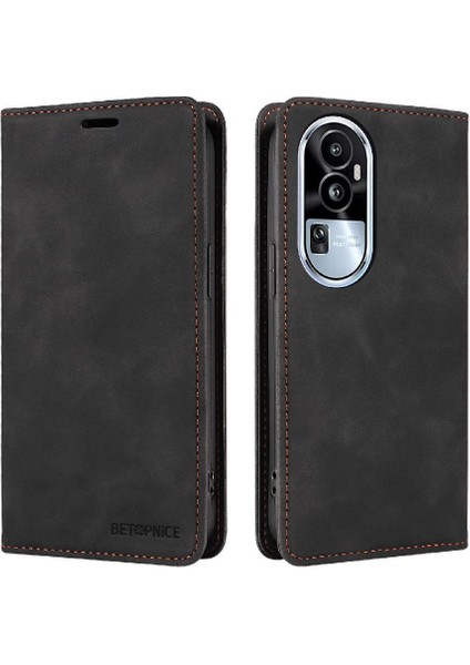 Oppo Oppo 10 Pro 5g Için Kılıf Koruyucu Folyo Cüzdan Manyetik Pu Deri (Yurt Dışından)