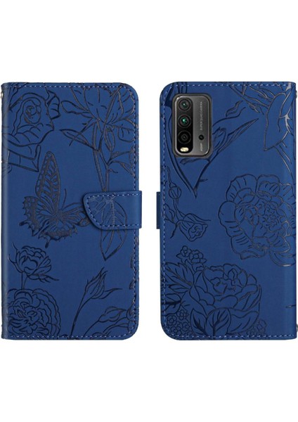 Xiaomi Redmi Not 9 Anti-Damla Koruma Çiçekler ve Kelebekler Için Kılıf (Yurt Dışından)