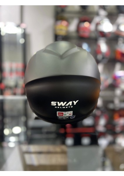 Sw 765 Matt Siyah Güneş Vizörlü modelleri