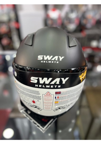 Sw 765 Matt Siyah Güneş Vizörlü fırsatları