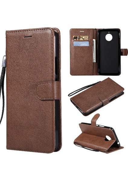 Motorola Moto E4 Artı Kart ile Iş Cüzdan Telefon Kılıfı Için Flip Case (Yurt Dışından)