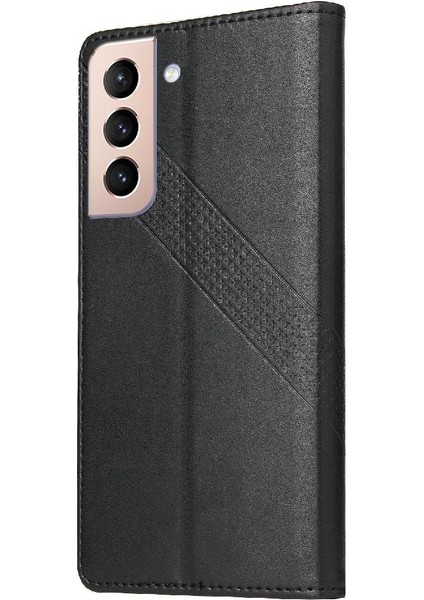 Samsung Galaxy S21 Artı Kickstand Premium Deri Üç Için Flip Case (Yurt Dışından) indirimleri