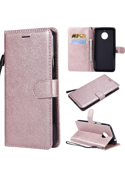 Motorola Moto E4 Artı Kart ile Iş Cüzdan Telefon Kılıfı Için Flip Case (Yurt Dışından)