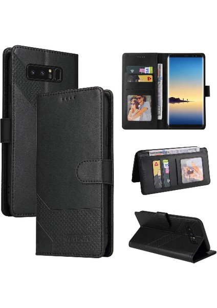 Samsung Galaxy Not 8 Için Flip Case Darbeye Üç Kart Yuvaları 4 Köşe (Yurt Dışından)
