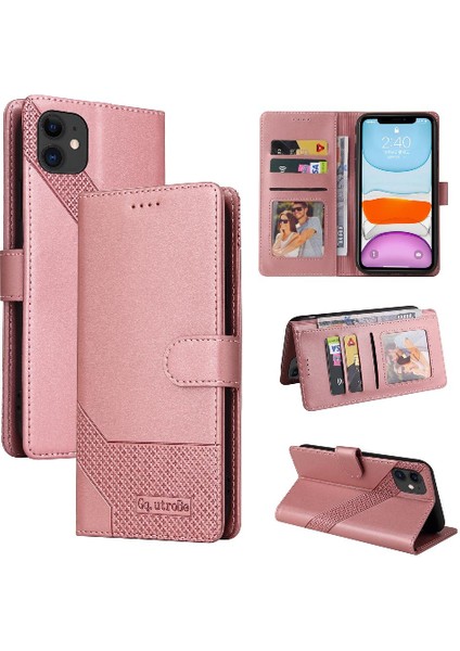 Iphone 11 Için Flip Case Üç Kart Yuvaları Kickstand Premium Deri (Yurt Dışından) fırsatları