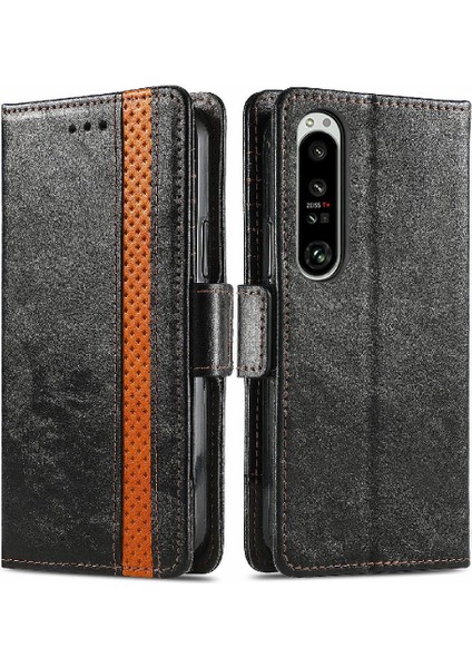 Sony Xperia 1 Iv Çoklu Kart Yuvası Çok Renkli Iş Cüzdanı Için Flip Case (Yurt Dışından)