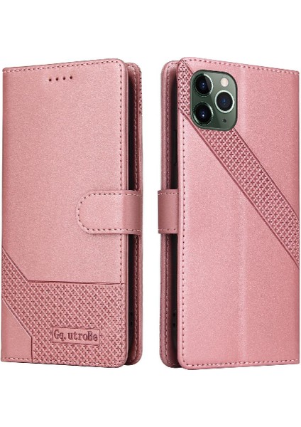 Iphone 11 Pro Kickstand Premium Deri Üç Kart Yuvaları Için Flip Case (Yurt Dışından)