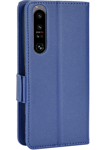 Sony Xperia 1 Iv Için Kılıf Manyetik Cüzdan Kart Yuvaları Tutucu Yan Toka Pu (Yurt Dışından)