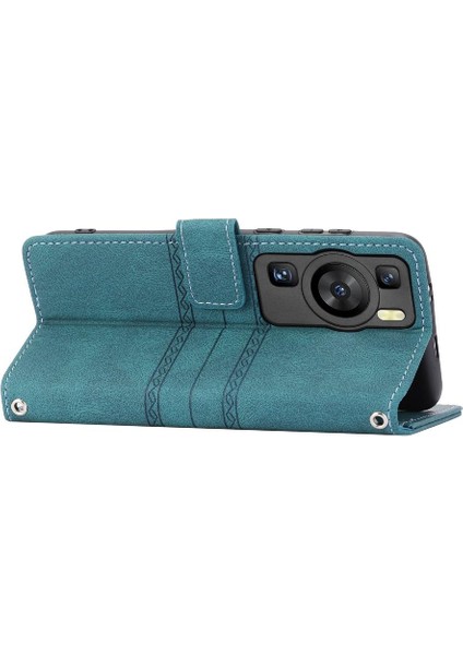 Huawei Huawei Manyetik Kapatma Kickstand Cüzdan Kılıf Pu Için Flip Case (Yurt Dışından)