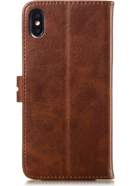 Iphone Xs Max Kabartmalı Manyetik Kapatma Kart Tutucu Için Cüzdan Durumda Tüm (Yurt Dışından)
