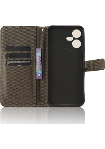 Tecno Pova Neo 3 Kickstand Manyetik Cüzdan Kapak Kart Tutucu Için Kılıf (Yurt Dışından)