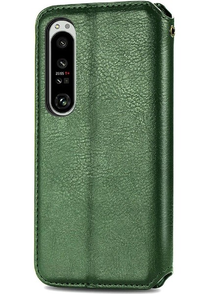 Sony Xperia 1 Iv Için Kılıf Moda Tasarım Deri Kılıf Kapak Çevirin Cüzdan (Yurt Dışından)