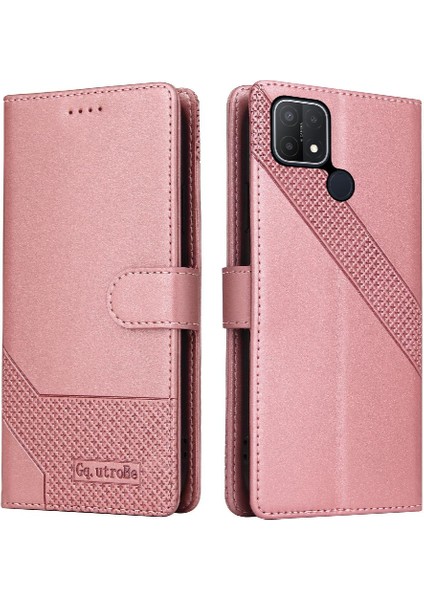 Oppo A15 4g Darbeye 4 Köşe Koruma Premium Deri Için Flip Case (Yurt Dışından)