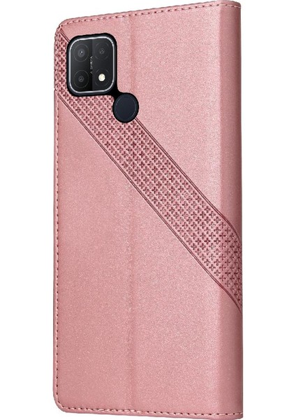 Oppo A15 4g Darbeye 4 Köşe Koruma Premium Deri Için Flip Case (Yurt Dışından)