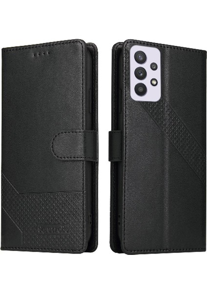 Samsung Galaxy A33 5g 4 Köşe Koruma Premium Deri Için Flip Case (Yurt Dışından)
