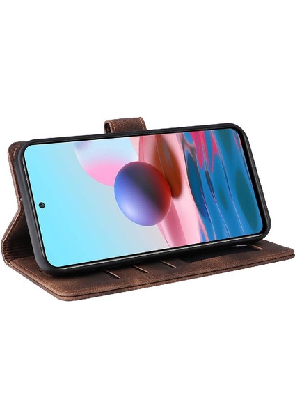 Xiaomi Redmi Not 10 Deri Kılıf Için Flip Case Basit Iş Çevirme (Yurt Dışından) fırsatları