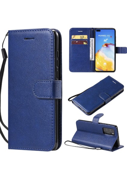 Kart Yuvası ile Huawei P40 Iş Cüzdan Telefon Kılıfı Için Flip Case Yüksek (Yurt Dışından)