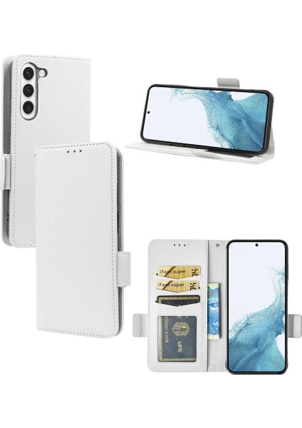 Samsung Galaxy S23 Pu Deri Kart Yuvaları Tutucu Cüzdan Yan (Yurt Dışından)