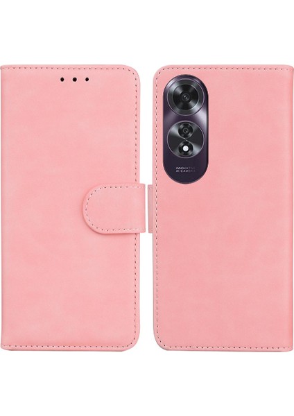 Oppo A60 4g Premium Pu Deri Manyetik Kart Yuvası Standı Için Flip Case (Yurt Dışından)