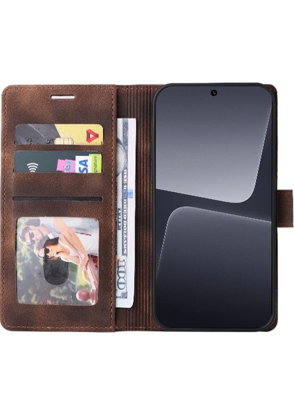 Xiaomi 13 Için Flip Case Cüzdan Kapak Çevirin Kılıf Darbeye Basit (Yurt Dışından) indirimleri