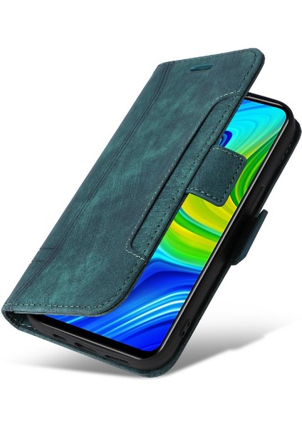 Xiaomi Redmi Not 9 Için Kılıf Tpu Deri Manyetik Kart Yuvaları Cüzdan Çevirin (Yurt Dışından)