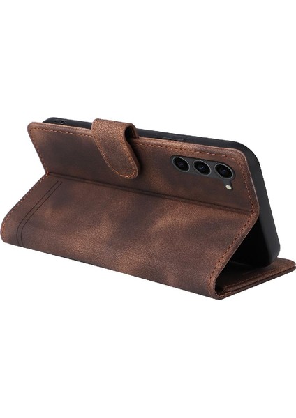 Samsung Galaxy S23 Flip Kapak Için Flip Case Basit Iş Deri Kılıf (Yurt Dışından) indirimleri