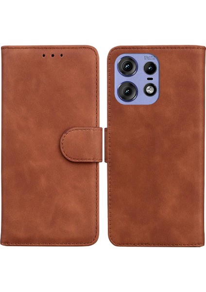 Motorola Moto Kenar 50 Pro Premium Pu Deri Standı Tutucu Için Flip Case (Yurt Dışından)