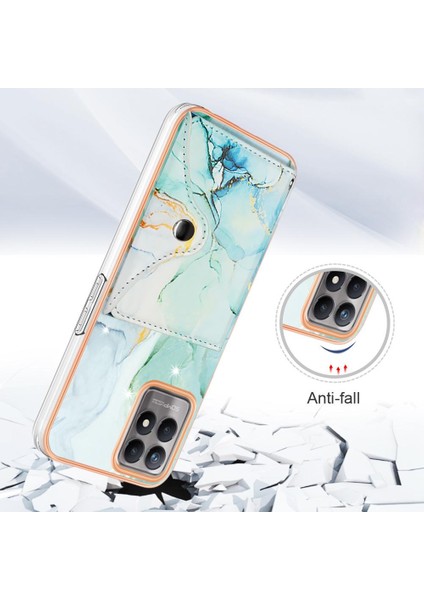 Realme 8i Mermer Yumuşak Tpu Tampon Ince Cüzdan Kart Yuvaları Için Kılıf (Yurt Dışından) fırsatları