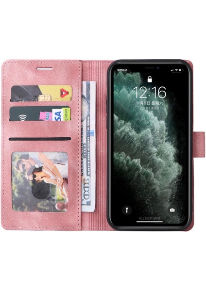 Iphone 11 Için Flip Case Pro Max Deri Kılıf Darbeye Cüzdan Kapak Çevirin (Yurt Dışından)