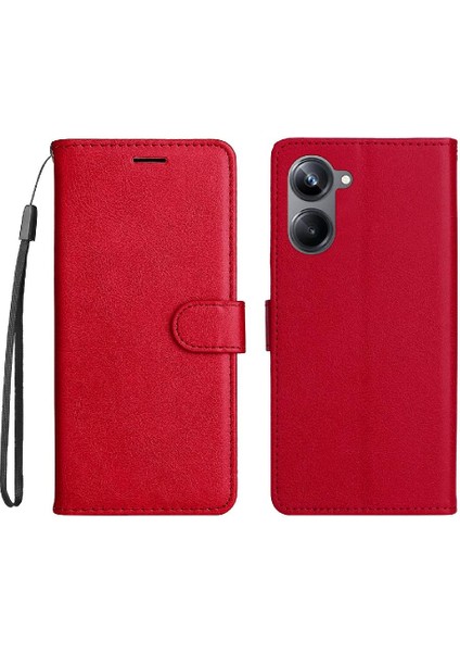 Realme 10 Pro 5g Için Flip Case Yüksek Kaliteli Deri Iş Cüzdan Telefon (Yurt Dışından)