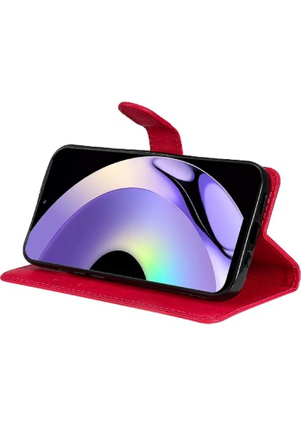 Realme 10 Pro 5g Için Flip Case Yüksek Kaliteli Deri Iş Cüzdan Telefon (Yurt Dışından)